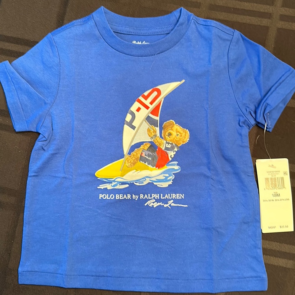 NWT Polo Bear Wind Surfing T-shirt Polo Ralph Lauren